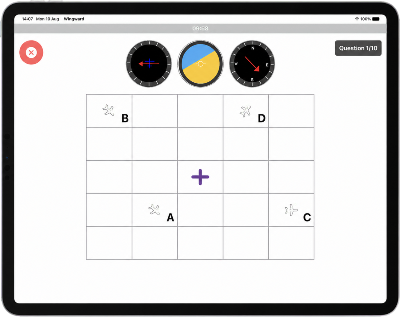 iPad orientation test